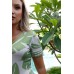 034333 - Blusa Ramany Estampada Folhagem 